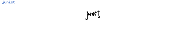 Fuente junist.ttf