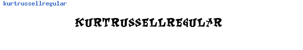 Fuente kurtrussellregular.ttf