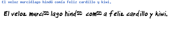 Fuente lousy.ttf