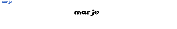 Fuente marjo.ttf
