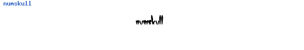 Fuente numskull.ttf