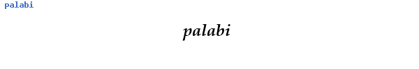 Fuente palabi.ttf