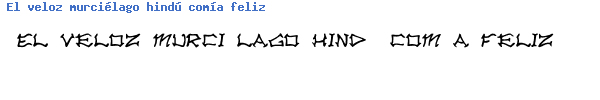 Fuente radzad.ttf
