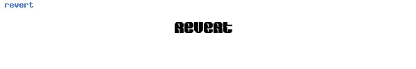 Fuente revert.ttf