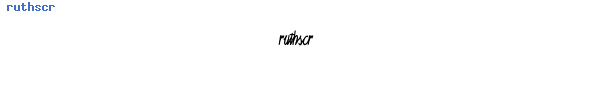 Fuente ruthscr.ttf