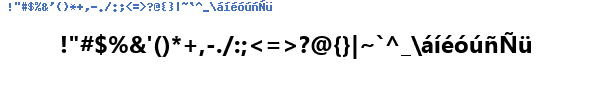 Fuente seguibd.ttf