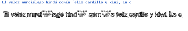 Fuente sextalk.ttf