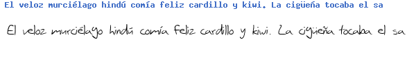 Fuente sfscribbledsans.ttf