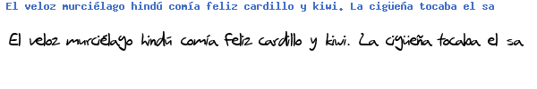 Fuente sfscribbledsansbold.ttf