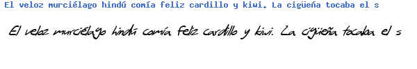 Fuente sfscribbledsansbolditalic.ttf