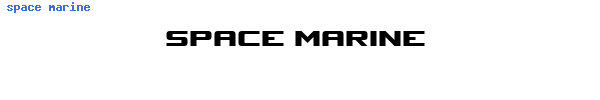 Fuente space marine.TTF