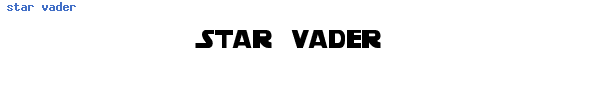 Fuente star vader.ttf