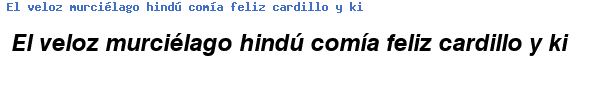 Fuente swissbi.ttf