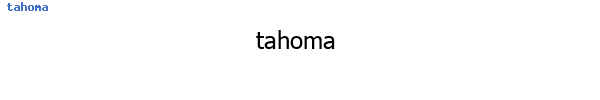 Fuente tahoma.ttf