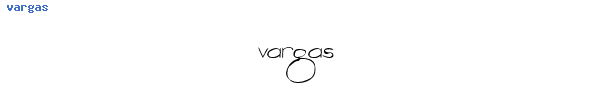 Fuente vargas.ttf