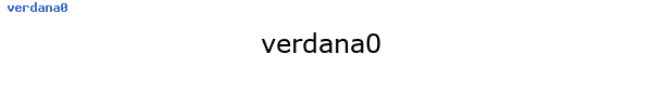 Fuente verdana0.ttf