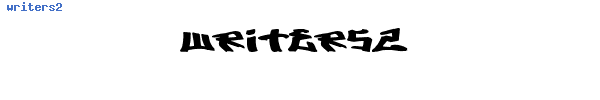 Fuente writers2.TTF