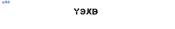 Fuente y3kb.ttf