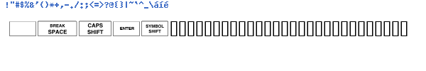 Fuente zxspectr.ttf