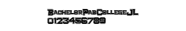 Fuente Bachelor Pad College JL.TTF